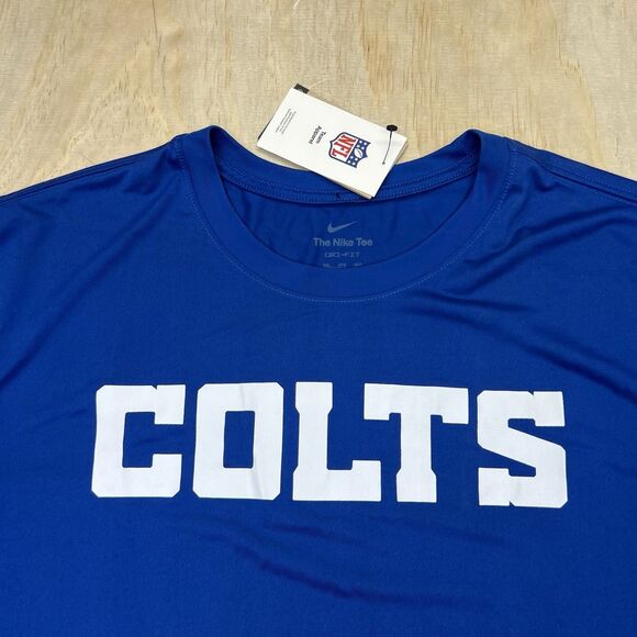 NEW 3XL Indianapolis Colts Nike Icon Legend Performance Dri Fit Shirt Blue - Picture 2 of 11